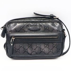 Gucci GG Imprime Shoulder Bag Leather Black